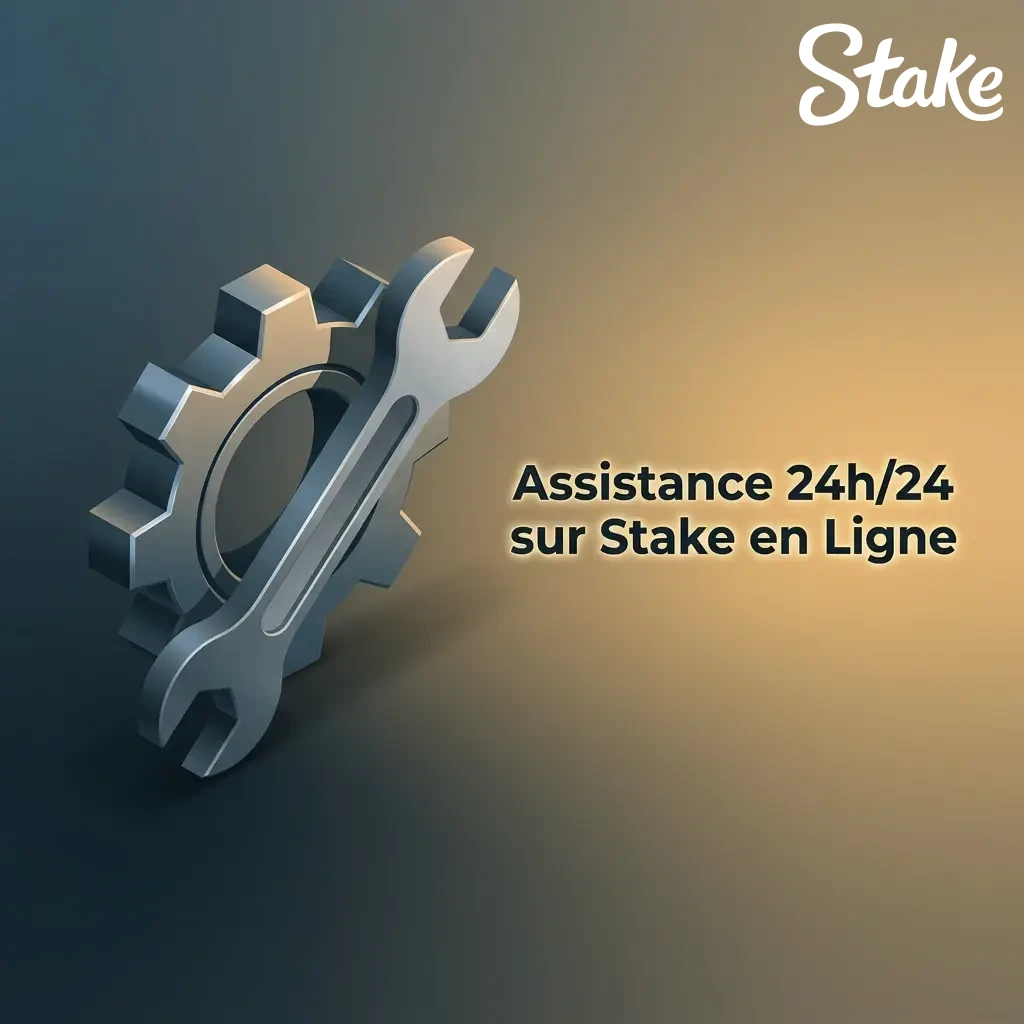 Service client Stake disponible 24h/24 et 7j/7 via chat en direct, FAQ et centre d'aide pour les joueurs en France