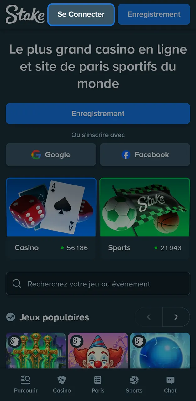 Connectez-vous à votre espace personnel sur Stake pour recevoir votre bonus.