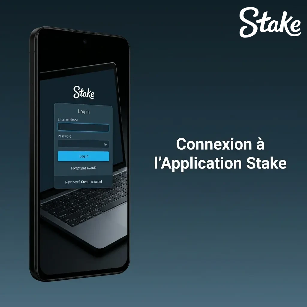 Page de connexion sécurisée Stake avec authentification 2FA pour jouer et parier en France