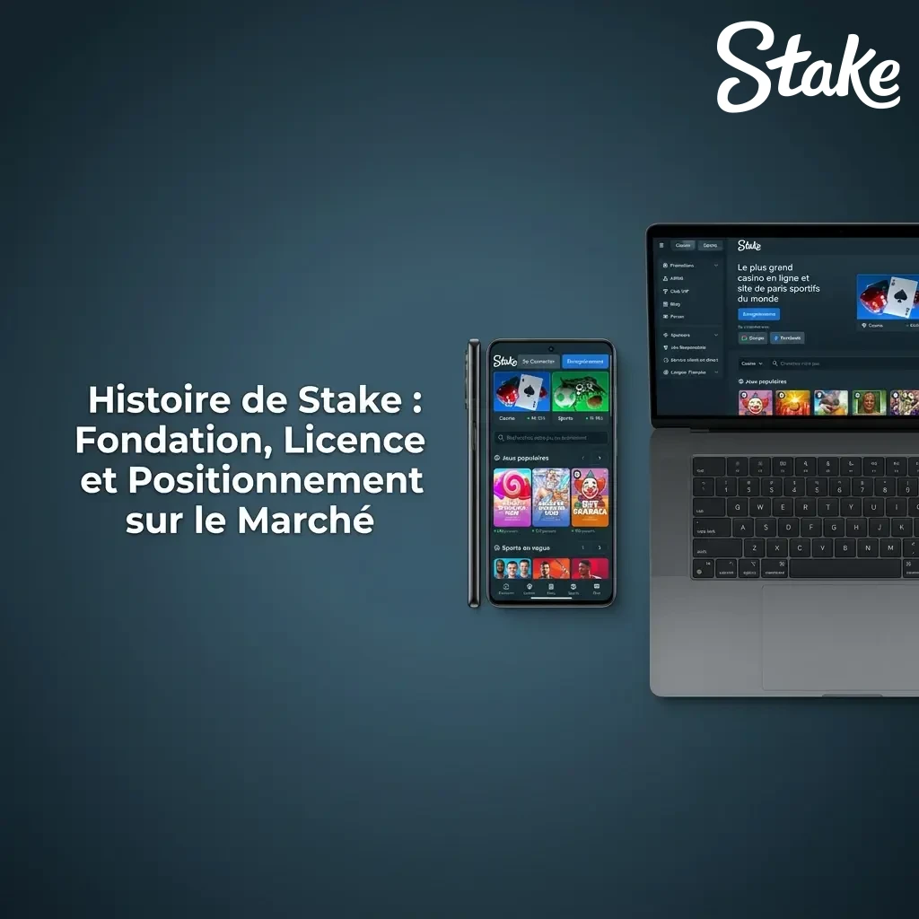 Stake fondé en 2017 par Ed Craven à Melbourne, licencié à Curaçao, leader mondial des jeux en ligne