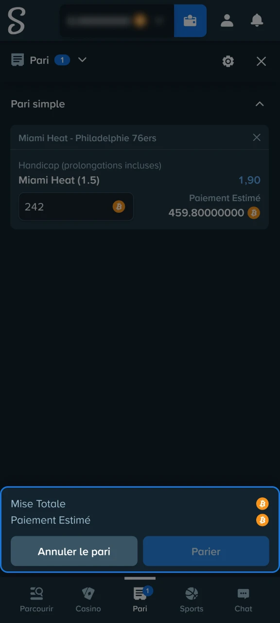 Placez votre pari sur le sport de votre choix sur Stake.