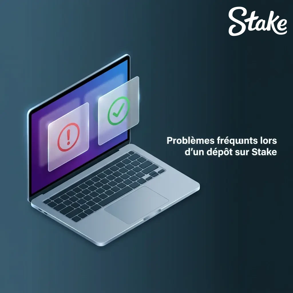 Problèmes courants de dépôt sur Stake en France : paiement refusé, fonds non crédités, limites atteintes.