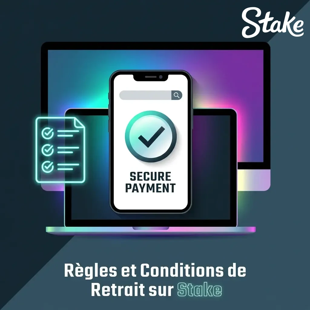 Règles et conditions de retrait sur Stake : vérification KYC, limites, bonus et devises expliqués.