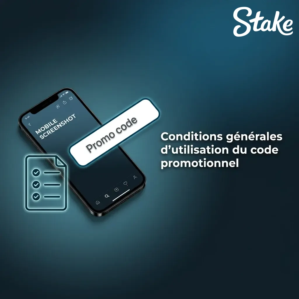 Conditions générales d'utilisation du code promotionnel Stake : règles de dépôt, mises et retrait du bonus
