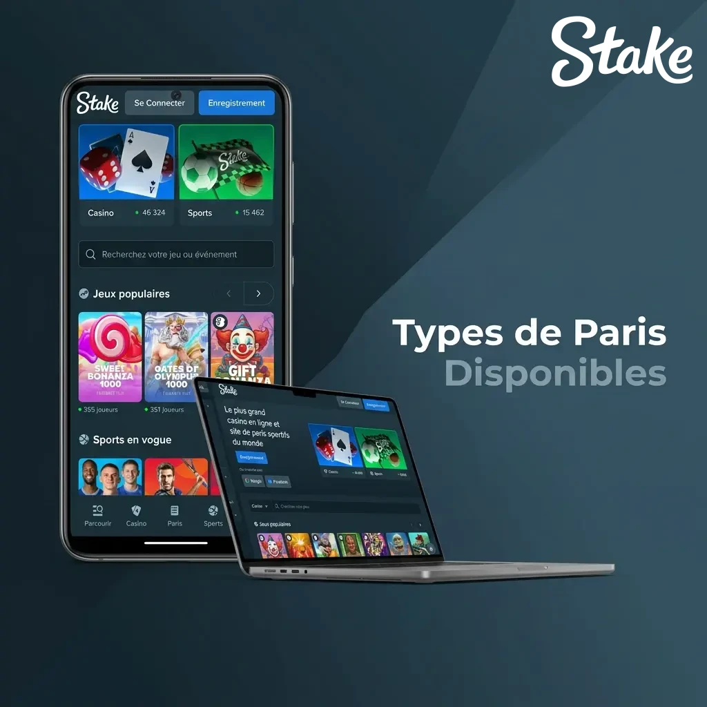 Types de paris disponibles : simple, combiné, système et accumulateur pour tous niveaux de parieurs sportifs